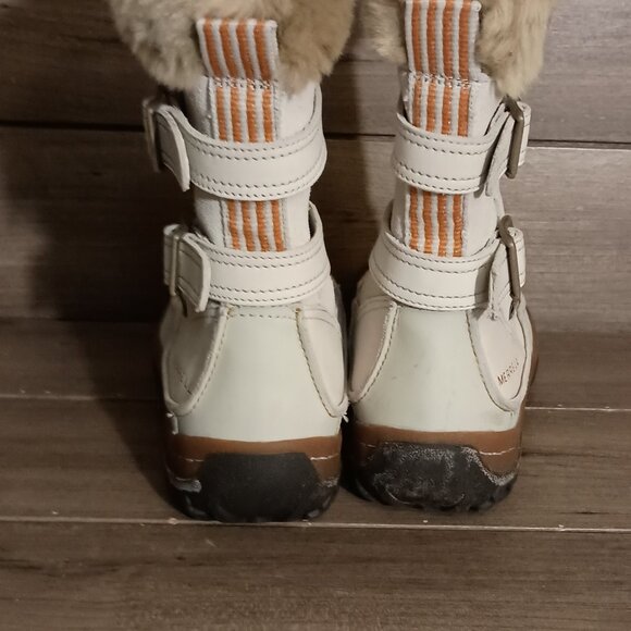 Merrell Decora Chant Women Snow Boots J48428 Size 8.5 White Faux Leather - Picture 12 of 16